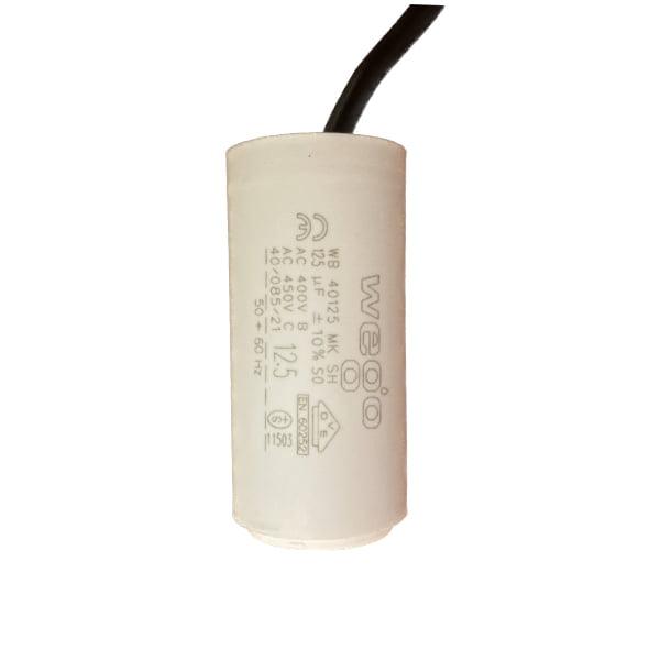 خازن راه انداز موتور 12.5 میلکرو فاراد 450 ولت مدل (WEOO)