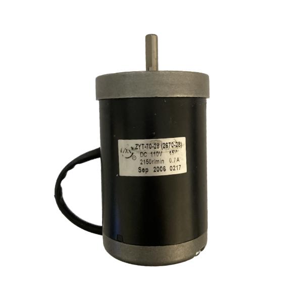 موتور DC (110 ولت) 15W 2150 rpm مدل (ZYT-70-28)