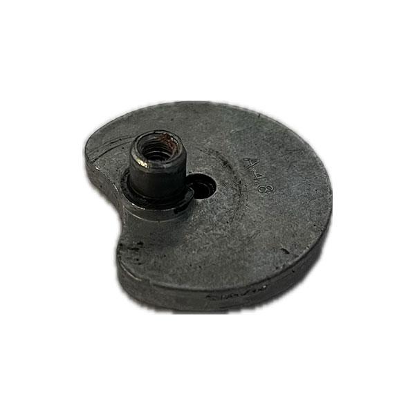 لنگ ماساژور تفنگی شفت بلبرینگ 8 و موتور 6 D جنس فلزی قطر لنگ 39 میلیمتر سه نما