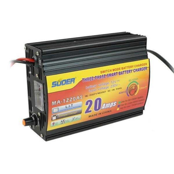 شارژر باتری 12 ولت 20 آمپر مدل (MA-1220AS)