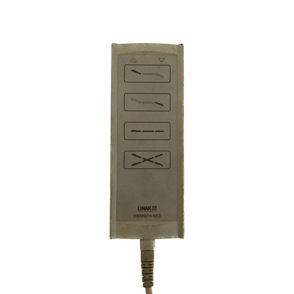 ریموت کنترل (هندست) چهار شکن تخت بیمارستانی لینکان مدل (HBW074-053)