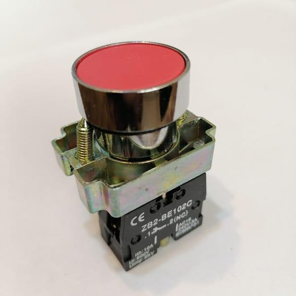 کلید تابلویی استاپ پوش باتن (STOP PUSH BUTTON) با بدنه فلزی مدل ZB2-BE102C