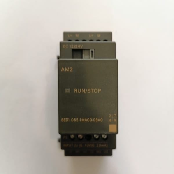 ماژول توسعه I/O لوگو زیمنس AM2 با تغذیه 24 ولت DC با دو ورودی آنالوگ