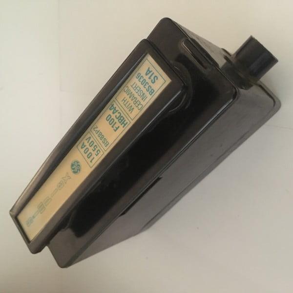 قاب فیوز مدل 100 Amp HRC fuse carrier holder General Electric Simplex F